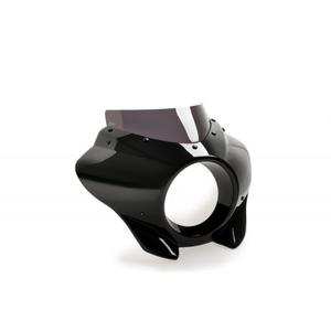 Plexi štít PUIG MIRAGE 21460F tmavá kouřová lesklé černé pouzdro