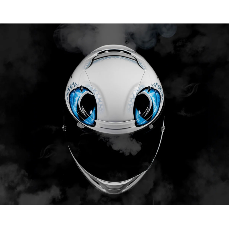 Integrální helma HJC RPHA 12 Light Fury Universal bílo-modrá výprodej