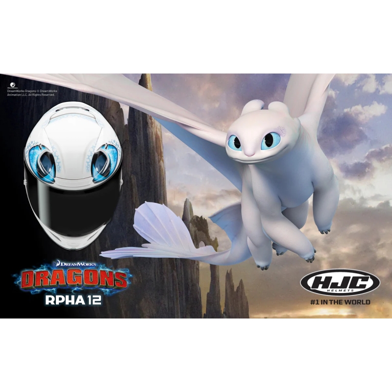 Integrální helma HJC RPHA 12 Light Fury Universal bílo-modrá výprodej