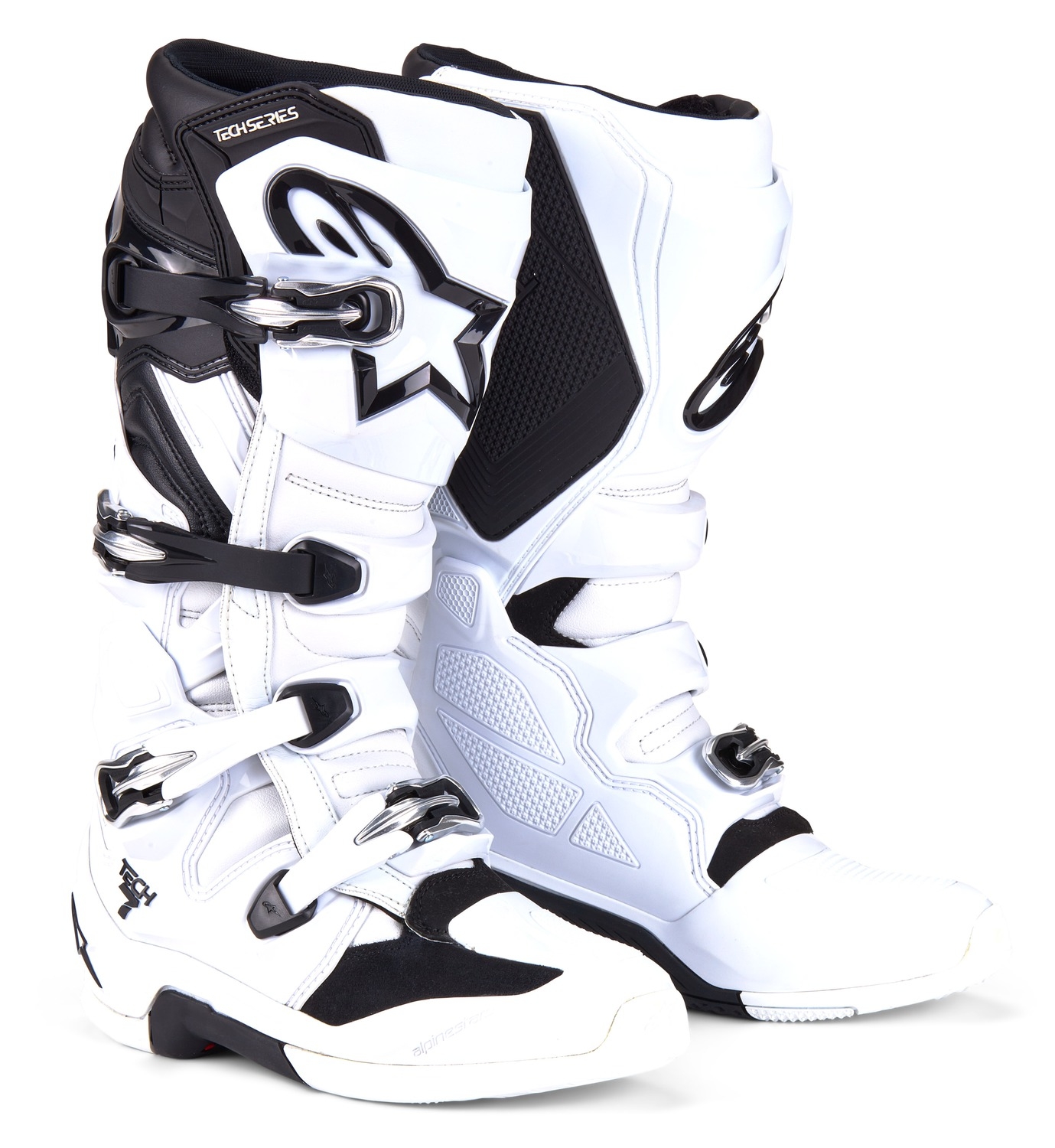 Boty na motorku Alpinestars Tech 7 bílo-černé Velikost: 38