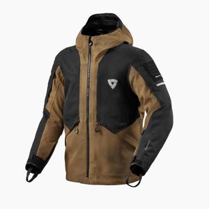 Bunda na motorku Revit Tectonic H2O černo-hnědá