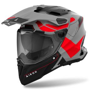 Enduro helma Airoh Commander 2 Reveal 2024 matná červená fluo