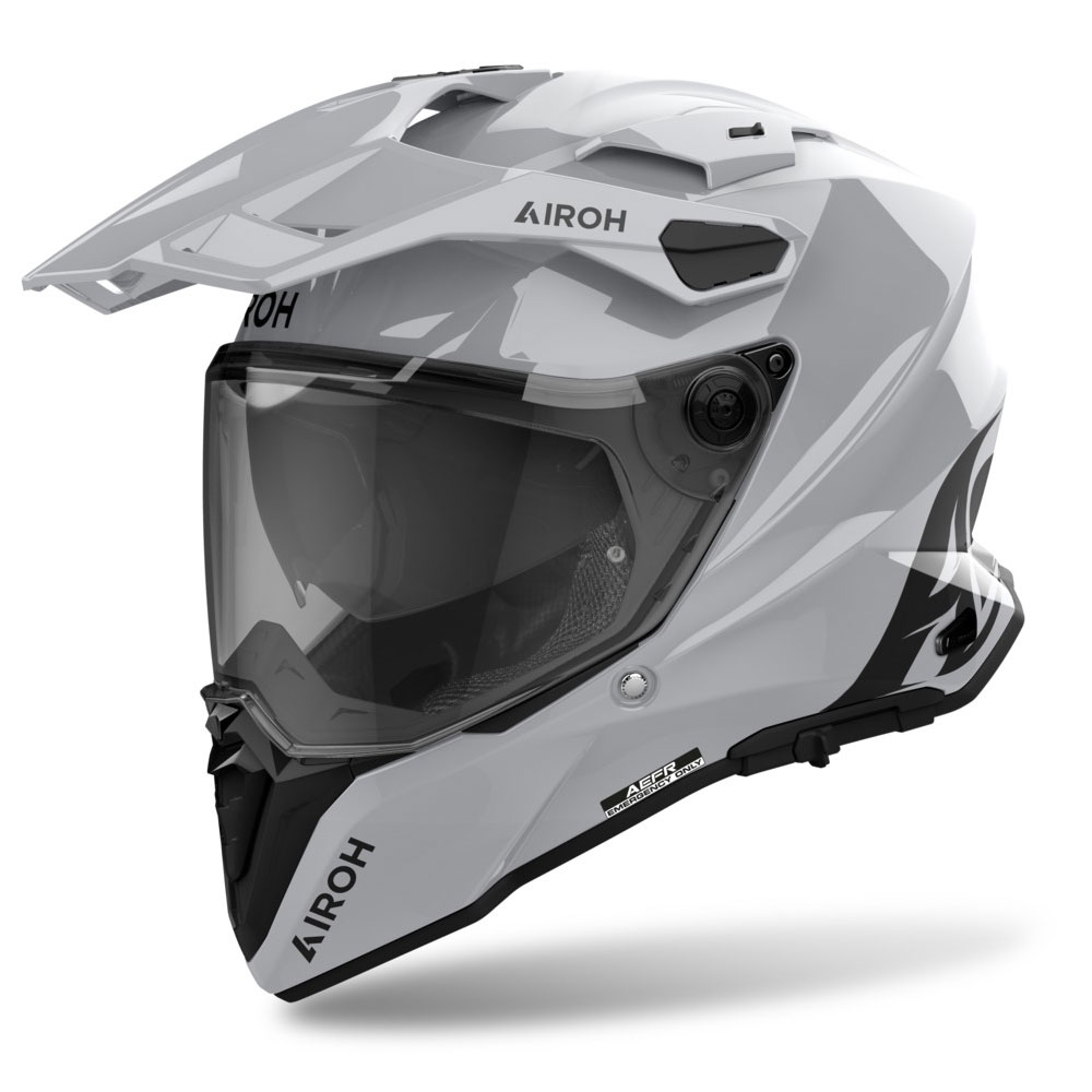 Enduro helma Airoh Commander 2 Color lesklá šedá Velikost: XS