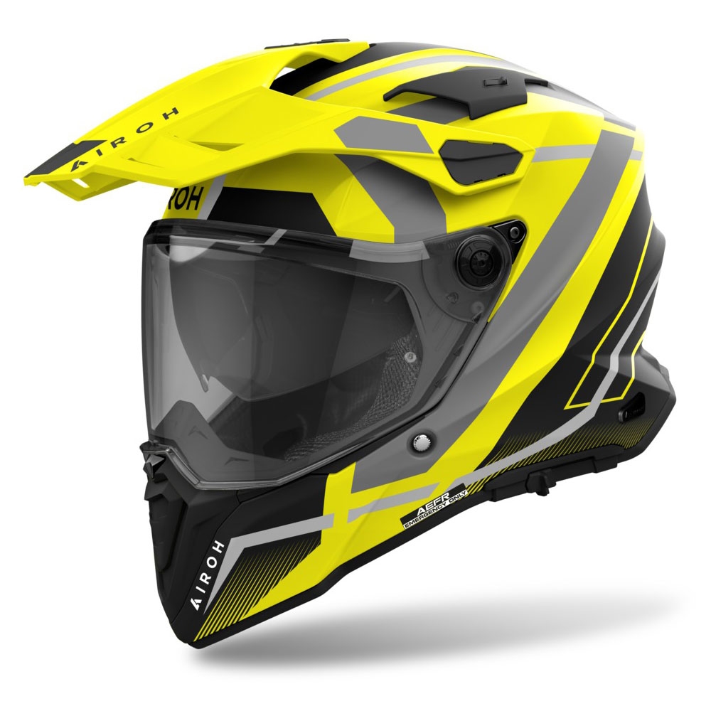 Enduro helma Airoh Commander 2 Mavick matná žlutá Velikost: XS
