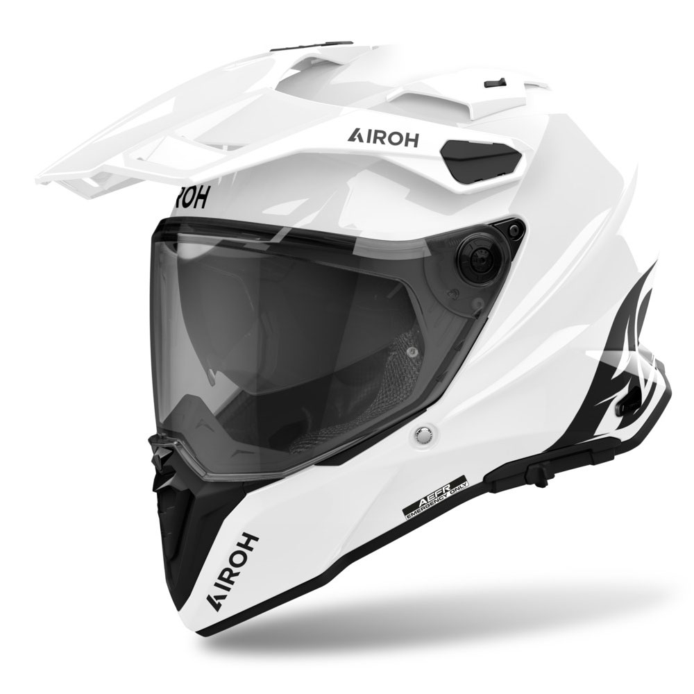 Enduro helma Airoh Commander 2 Color lesklá bílá Velikost: XS