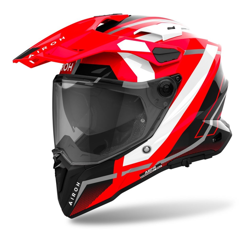 Enduro helma Airoh Commander 2 Mavick lesklá červená