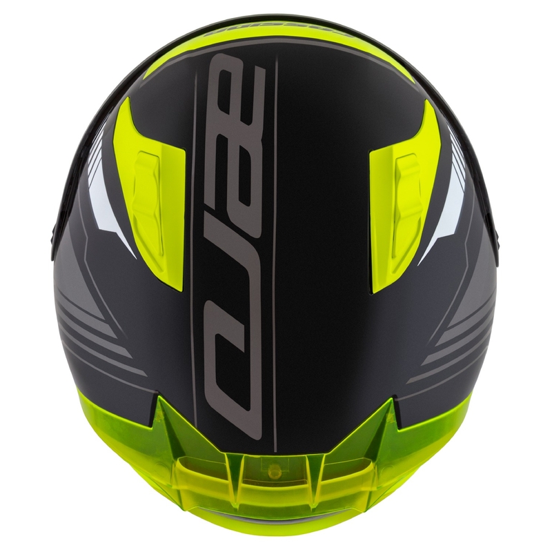 Integrální helma na motorku Cassida Aero Drome černo-fluo žluto-bílo-šedá