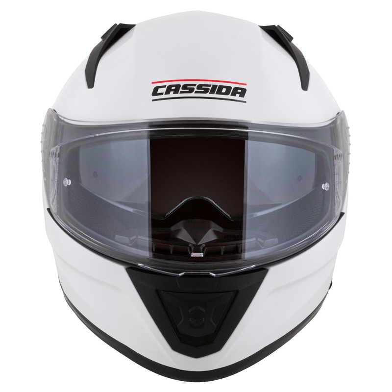 Integrální helma na motorku Cassida Aero matná bílo-černá