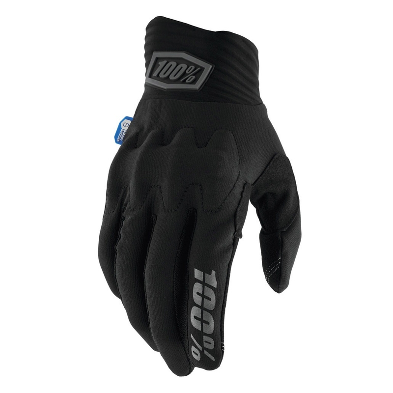 Motokrosové rukavice 100% Cognito Smart Shock černé