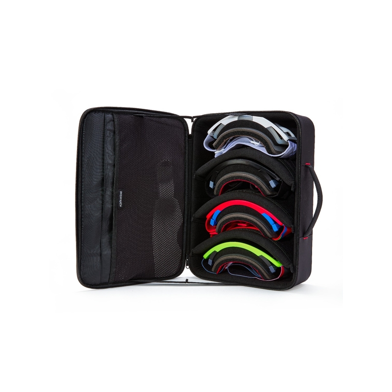 Kufr na brýle Alpinestars Supertech Vision černo-červený