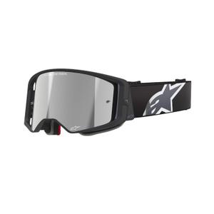 Motokrosové brýle Alpinestars Supertech Corp černo-šedé se stříbrným zorníkem