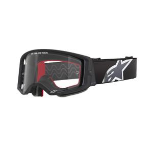 Motokrosové brýle Alpinestars Supertech Corp černo-šedé s čirým zorníkem