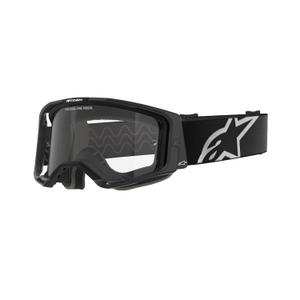 Motokrosové brýle Alpinestars Vision 8 Corp černé s čirým zorníkem