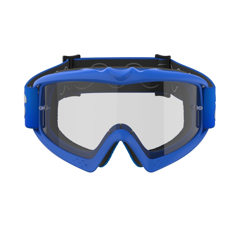 Dětské motokrosové brýle Alpinestars Vision Youth Blaze modré s čirým zorníkem