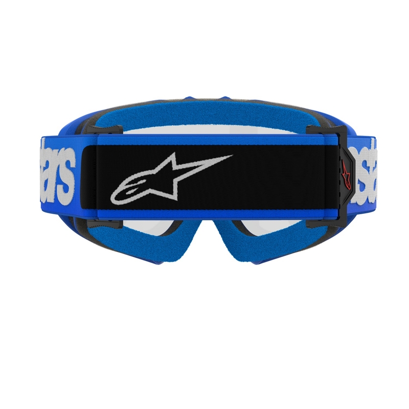 Dětské motokrosové brýle Alpinestars Vision Youth Blaze modré s čirým zorníkem
