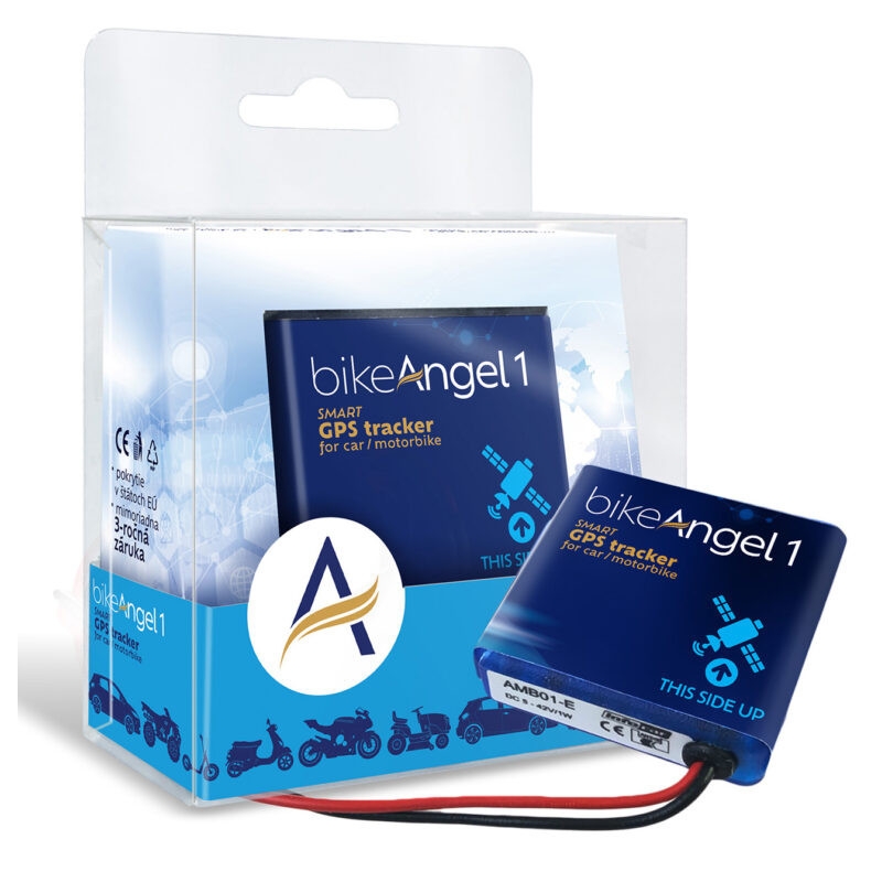 Systém pro monitorování a hlídání motorky bikeAngel 1 EU+Balkán