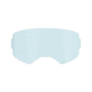 Plexi pro brýle Alpinestars Supertech pro systém roll-off modré