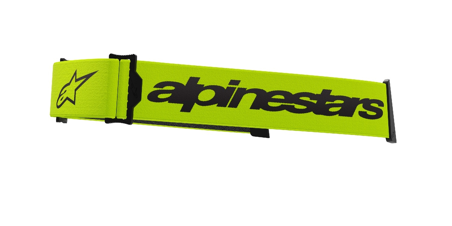 Popruh pro brýle Alpinestars Supertech/Vision 8 fluo žluto-černý