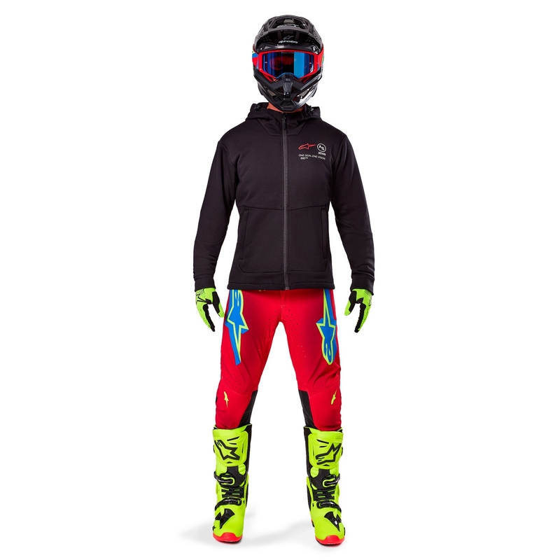 Mikina Alpinestars Racer MX Fleece černá