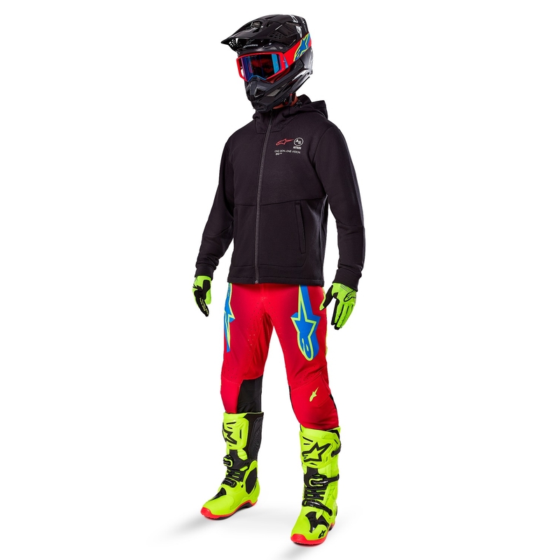 Mikina Alpinestars Racer MX Fleece černá