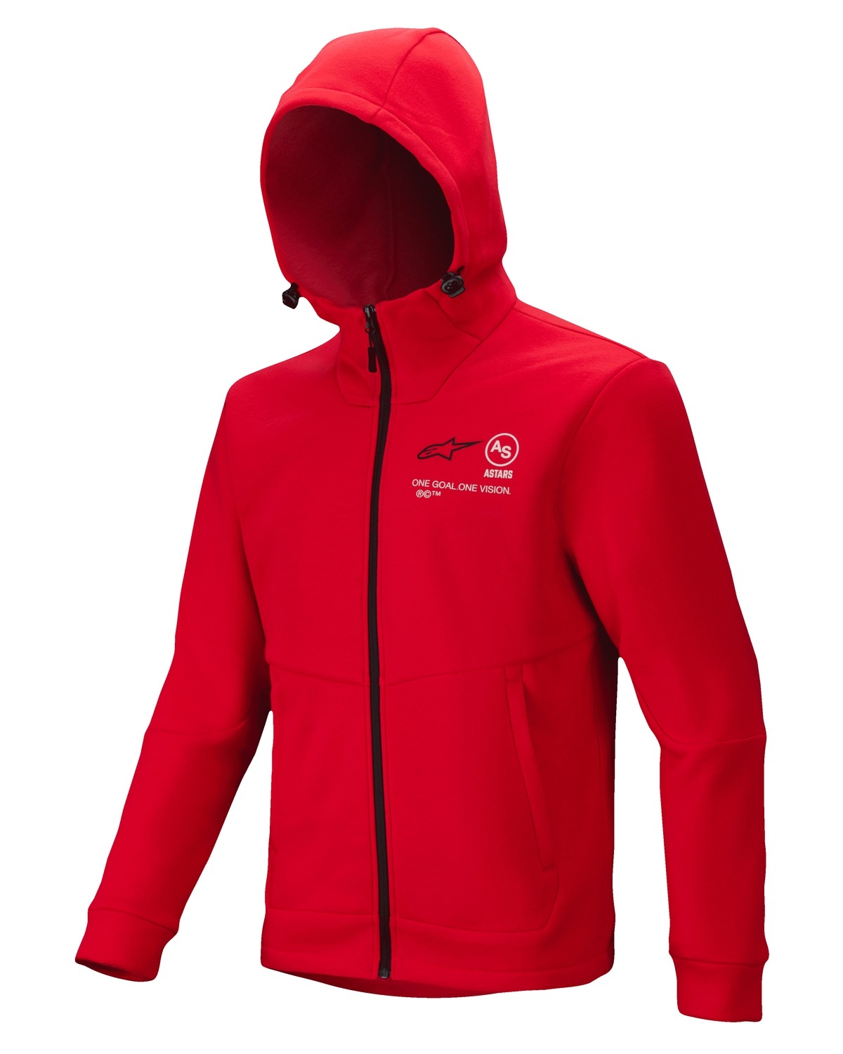 Mikina Alpinestars Racer MX Fleece červená Velikost: M
