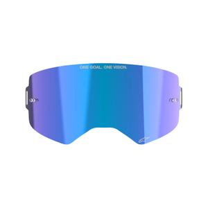 Plexi pro brýle Alpinestars Supertech Absolute Vision™ zrcadlově modré