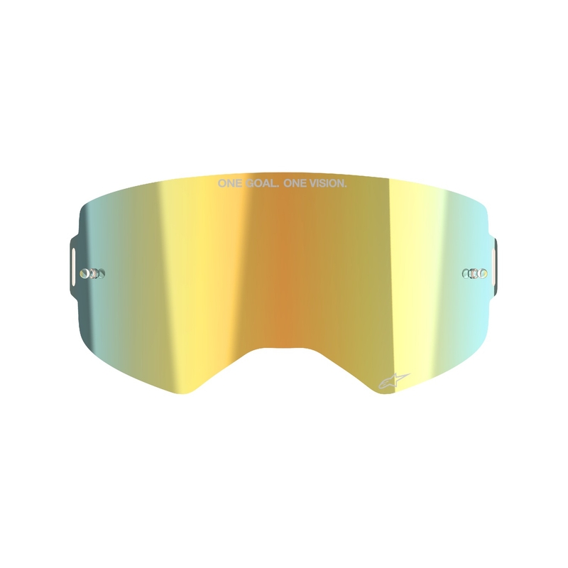 Plexi pro brýle Alpinestars Supertech Absolute Vision™ zrcadlově zlaté