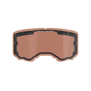 Plexi pro brýle Alpinestars Vision 8/5/3 dvojité antifog oranžovo hnědé afterburn