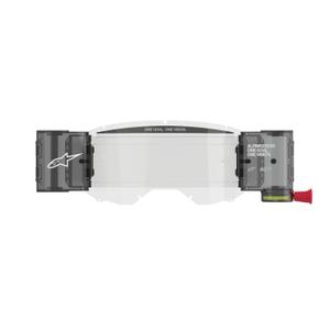 Náhradní sada Alpinestars Roll-off Wide Vision pro brýle Vision 8/5/3 s čepy pro strhávací fólie čiré plexi