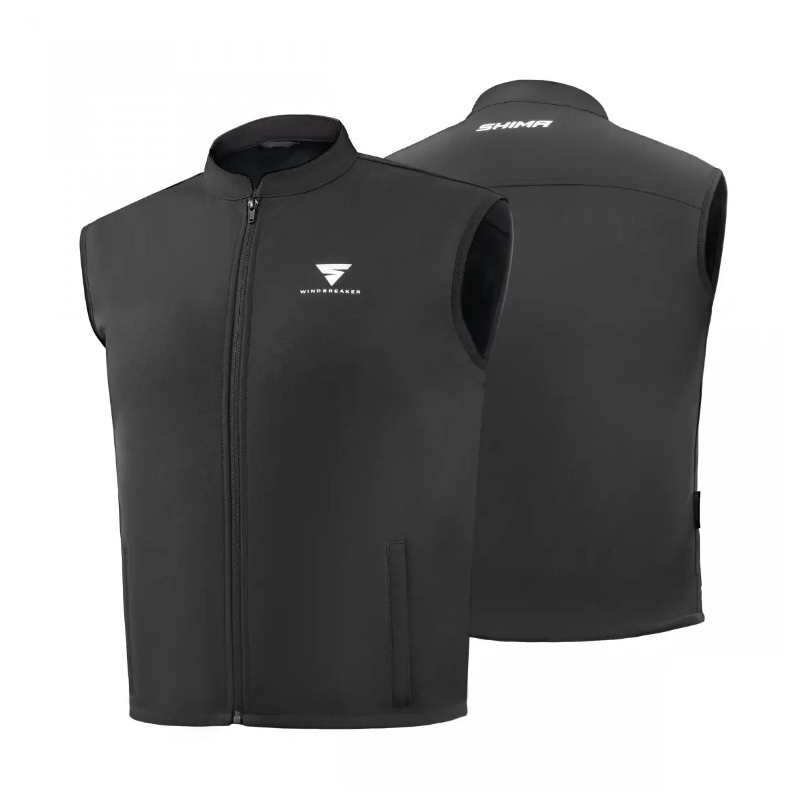 Softshellová vesta Shima Windbreaker černá