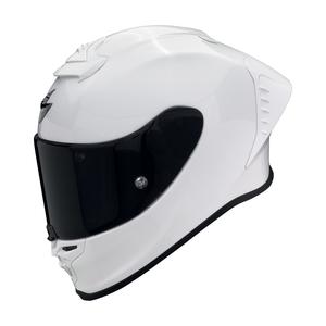 Integrální helma na motorku Scorpion EXO-R1 EVO AIR FIM Racing #1 Solid perleťově bílá