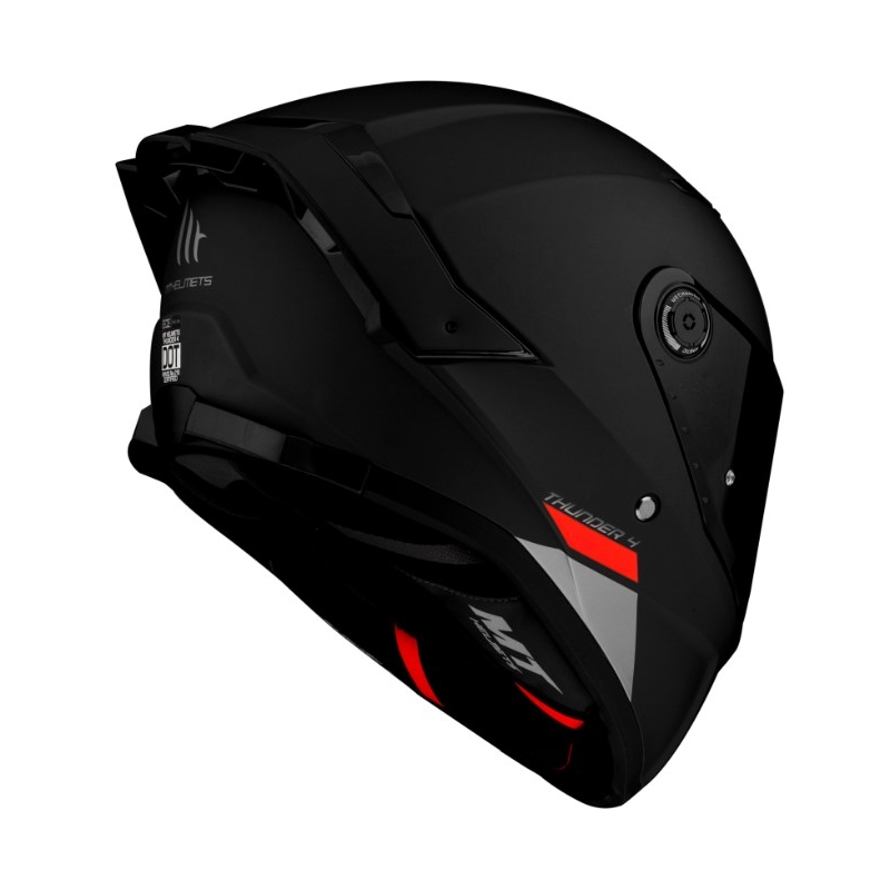 Integrální přilba na motorku MT FF118SV Thunder 4 SV černá matná - II. jakost