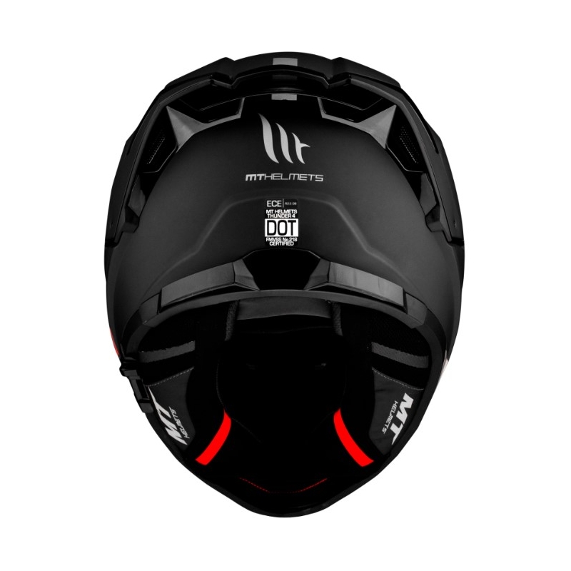 Integrální přilba na motorku MT FF118SV Thunder 4 SV černá matná - II. jakost