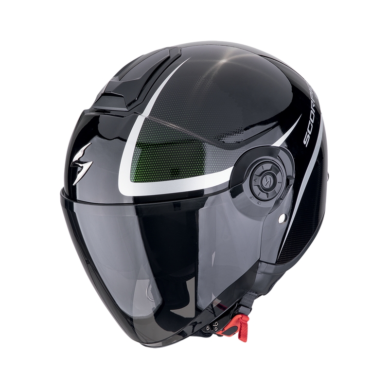 Otevřená helma na motorku Scorpion EXO-CITY II INTERCITY černá chameleon výprodej