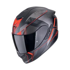 Integrální helma na motorku Scorpion EXO-1400 EVO II AIR INTENSIO matná černo-červená