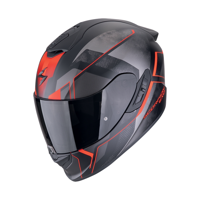 Integrální helma na motorku Scorpion EXO-1400 EVO II AIR INTENSIO matná černo-červená výprodej