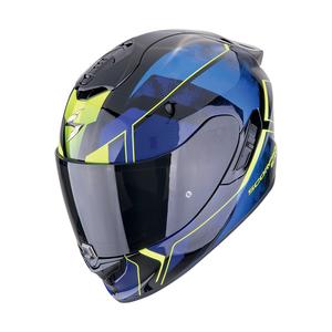 Integrální helma na motorku Scorpion EXO-1400 EVO II AIR INTENSIO černo-modrá