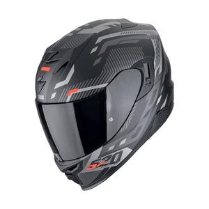 Integrální helma na motorku Scorpion EXO-520 EVO AIR RANKA matná černo-stříbrno-červená