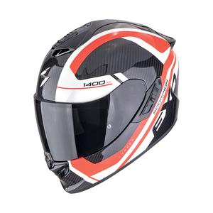 Integrální helma na motorku Scorpion EXO-1400 EVO II CARBON AIR ENKO černo-červeno-bílá