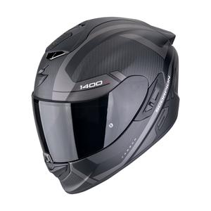 Integrální helma na motorku Scorpion EXO-1400 EVO II CARBON AIR ENKO matná černo-stříbrná