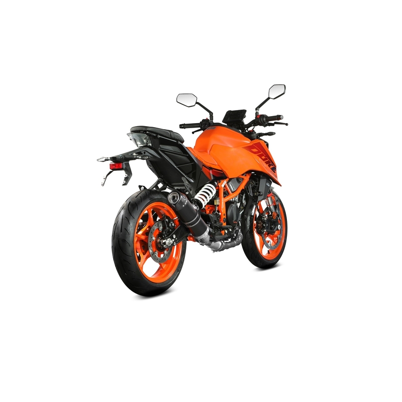 Koncovka výfuku STORM GP Černý s uhlíkovou koncovkou pro KTM Duke 390 2024-2026, KTM Duke 125 2024-2026