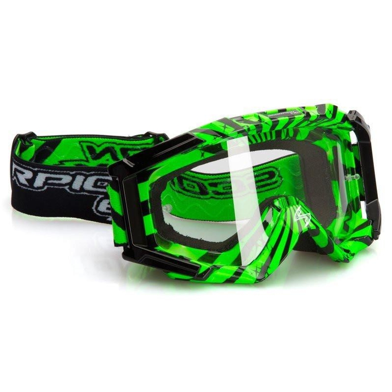 Motokrosové brýle Scorpion E15 fluo zeleno-černé