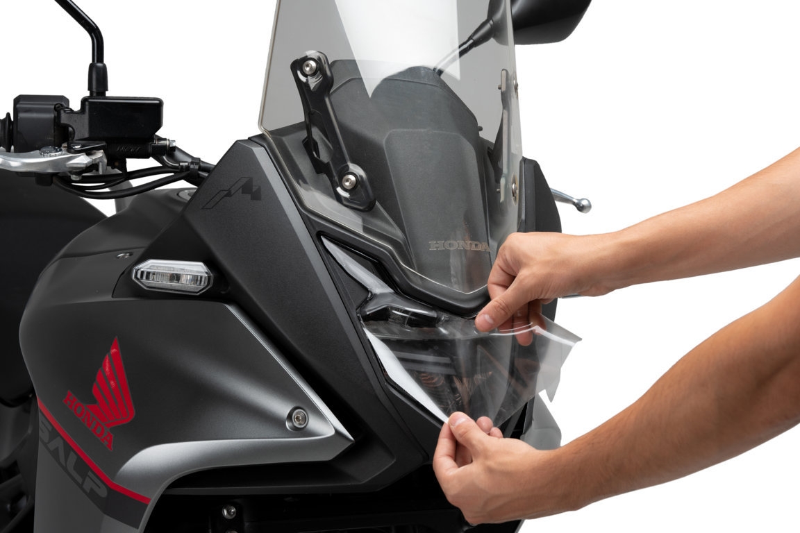 Adhere headlight protector PUIG 21659W průhledný