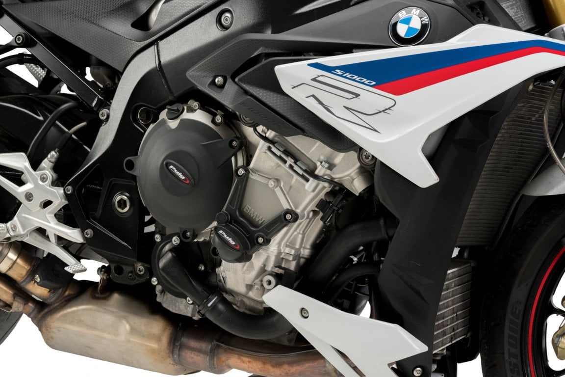 Engine covers PUIG Track for Championship 21502N černý included 3 covers
