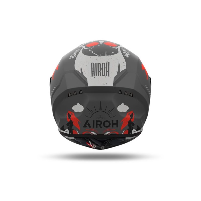 Integrální helma na motorku Airoh CONNOR Desperado matná oranžová