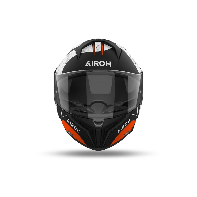 Integrální helma na motorku Airoh MATRYX Scope matná oranžová