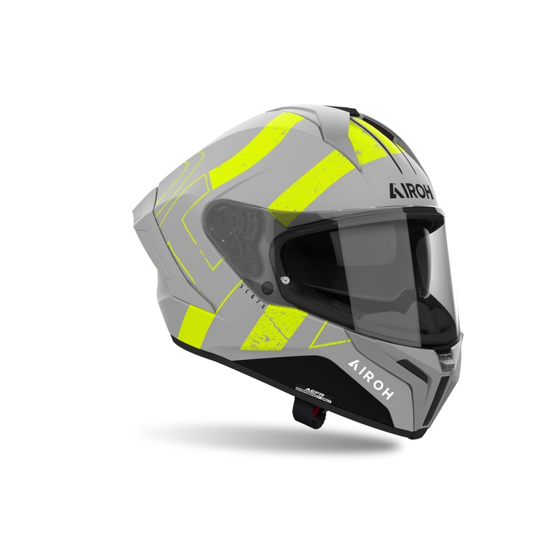 Integrální helma na motorku Airoh MATRYX Scope matná žlutá