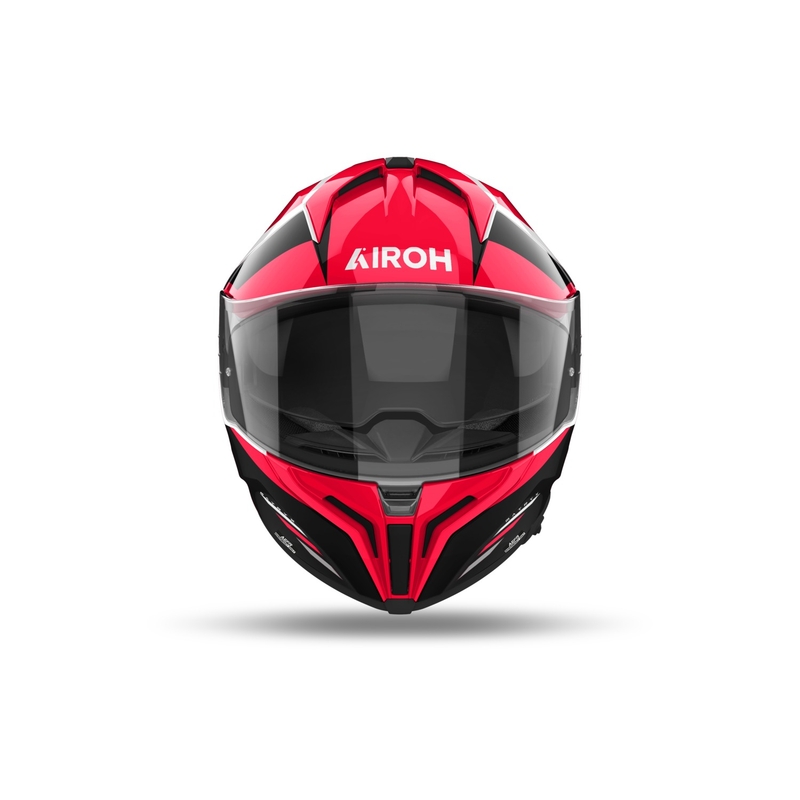 Integrální helma na motorku Airoh MATRYX Thron červená