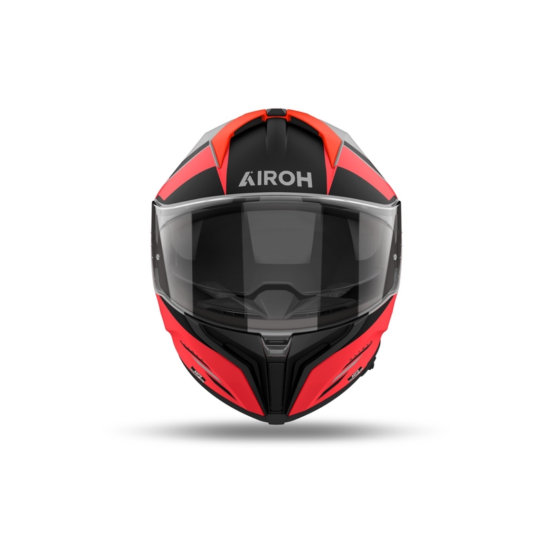 Integrální helma na motorku Airoh MATRYX Thron matná oranžová