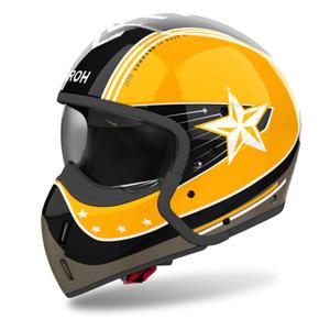 Modulární helma na motorku Airoh J110 Command lesklá žlutá